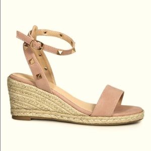 Taupe  Estuddy Espadrille Sandal - Women stone nubuck